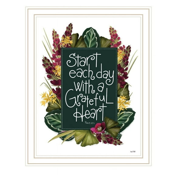 Grateful Heart by House Fenway Print Wall Art Wood Multi-Color