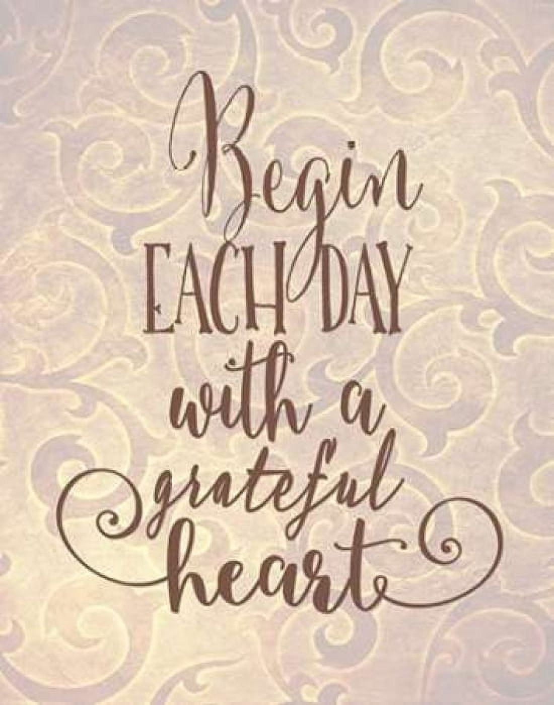 Grateful Heart w Bckgrnd Canvas Art - Tara Moss (22 x 28)