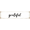 thumbnail image 1 of Grateful Inspirational Tin Sign - 16x4 Inch - Ideal for Kitchen, Dining, Man Cave Decor - Gratitude Signs, Rustic Decor, 1 of 4