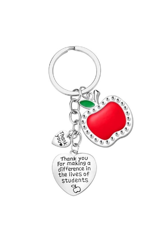Grateful Teacher Keychain Teacher Gift Keychain Thanksgiving and Christmas Backpack Decorations