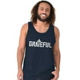 thumbnail image 1 of Grateful Thankful Christian Jesus Plus Size Graphic Tank Top Brisco Brands 3X, 1 of 5