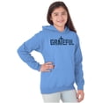 thumbnail image 1 of Grateful Thankful Christian Jesus Youth Hoodie Boy Girl Teen Brisco Brands L, 1 of 1