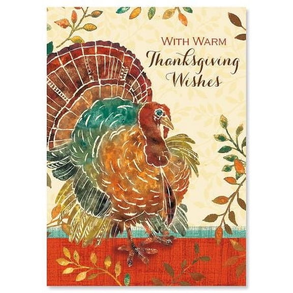 Grateful Thanksgiving Greeting Cards Set - Themed Religious Holiday Card Variety Value Pack, Set of 8 Large 5 x 7-Inch Cards, Envelopes Included, by Current
