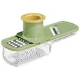 thumbnail image 1 of Graters for Kitchen, Cheese Grater with Container, Multi Functional Shredder for Vegetable and Cheese, Julienne Slicer and Peeler (Green), 1 of 2