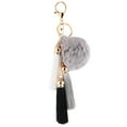 Gratier 1 Pc Fluffy Pendant Portable Key Chain Plush Key Storage Supply