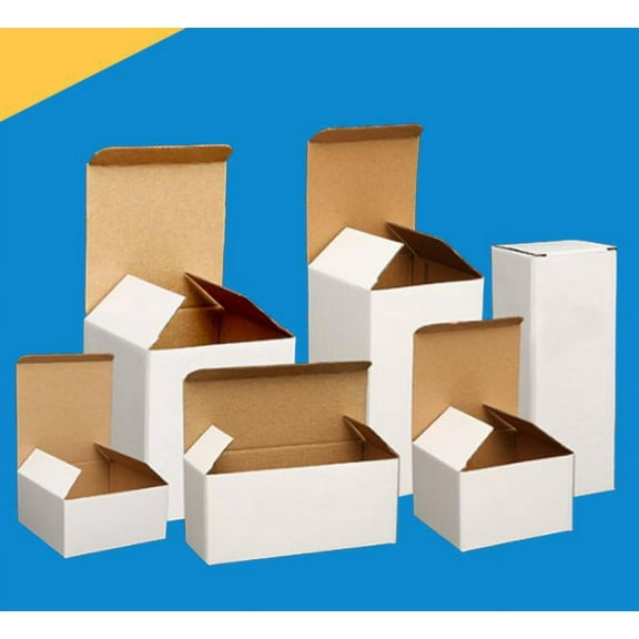 YOSADIER 10Pcs Corrugated Paper Packaging Boxes for Shipping and Small Business Use
