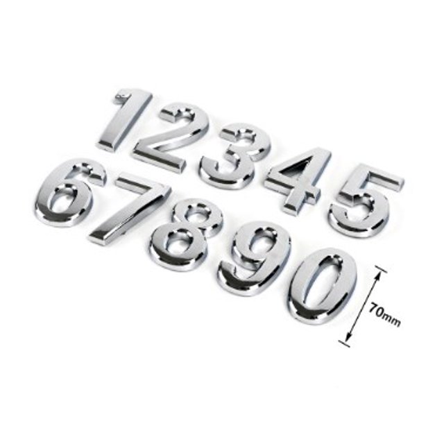 Gratier 10pcs Mailbox Numbers For Outside Peel And Stick House Numbers