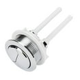 Gratier 114mm Silver Dual Flush Toilet Water Tank Push Buttons Rods