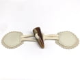thumbnail image 1 of Gratier 4 Pairs Button Clasps For Fabric Toggles For Jackets Coat Toggles Strap Connector Button Diy Button Kit Unique Horn Toggle Buttons, 1 of 5