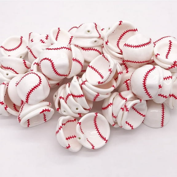 Gratier 6pcs Kids 3-Inch Inflatable Pvc Baseball Toy Set Beach Baseballs Pool Inflatable Baseballs Outdoor Playing Inflatable Balls