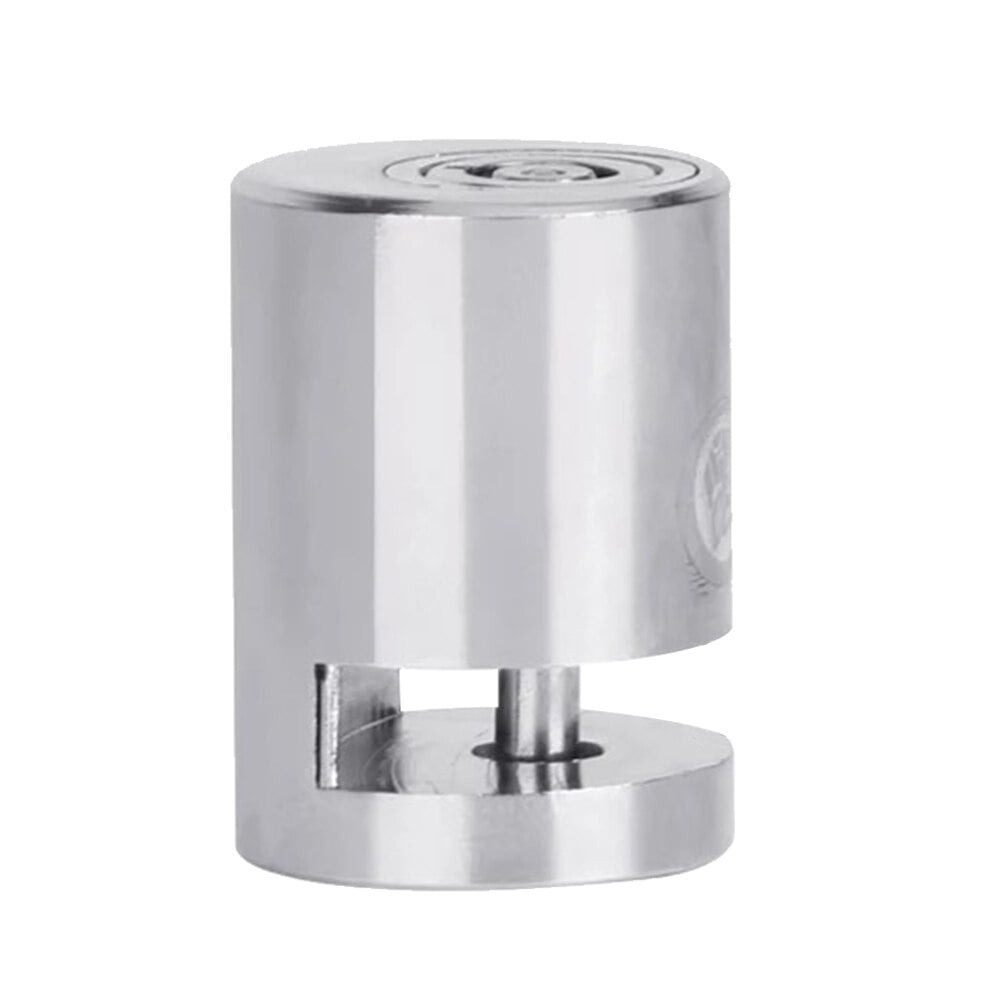 Gratier Motorcycle Disc Brake Lock Anti-theft Wheel Disc Brake Lock Security Disc Lock 5.5mm Locking Pin for Motorbike Scooter Bike (Silver)