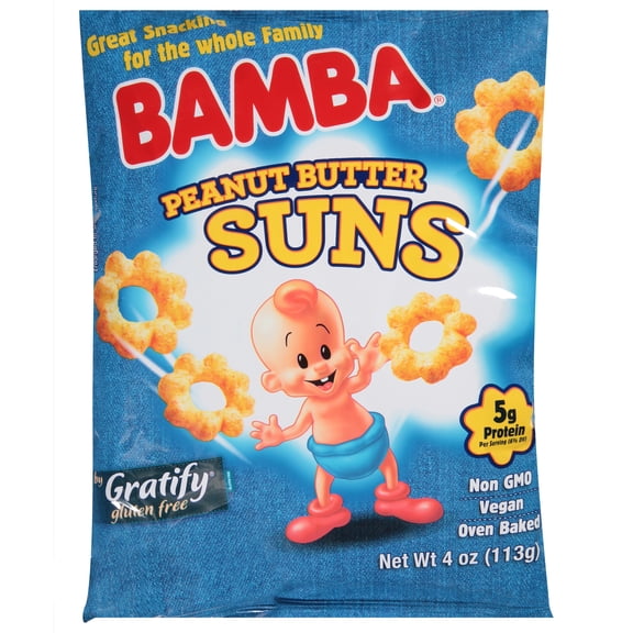 Gratify Bamba Peanut Butter Puffs 4 oz (Pack Of 12)