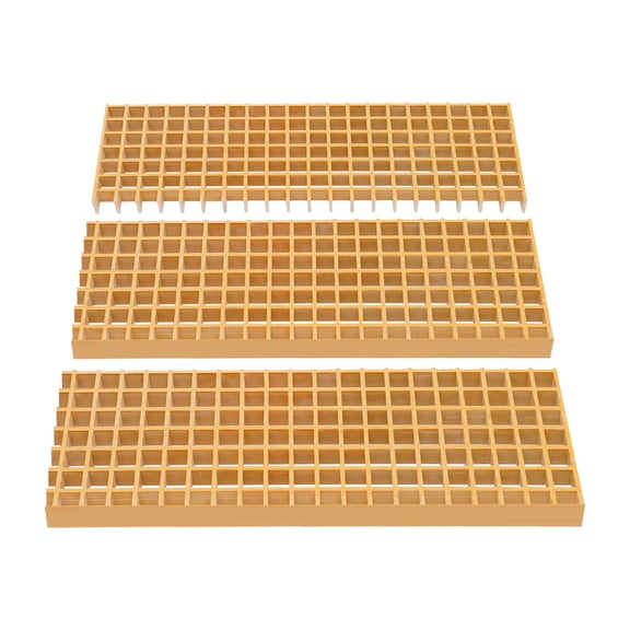 Grating Covers, Industrial Floor Grating, Yellow, (31.49*10.62*1.49 in), Great for Concrete, and Wooden Steps, Including Car Washes, Outdoor Green Belts, Farms, Ships at Sea, and Work Platforms