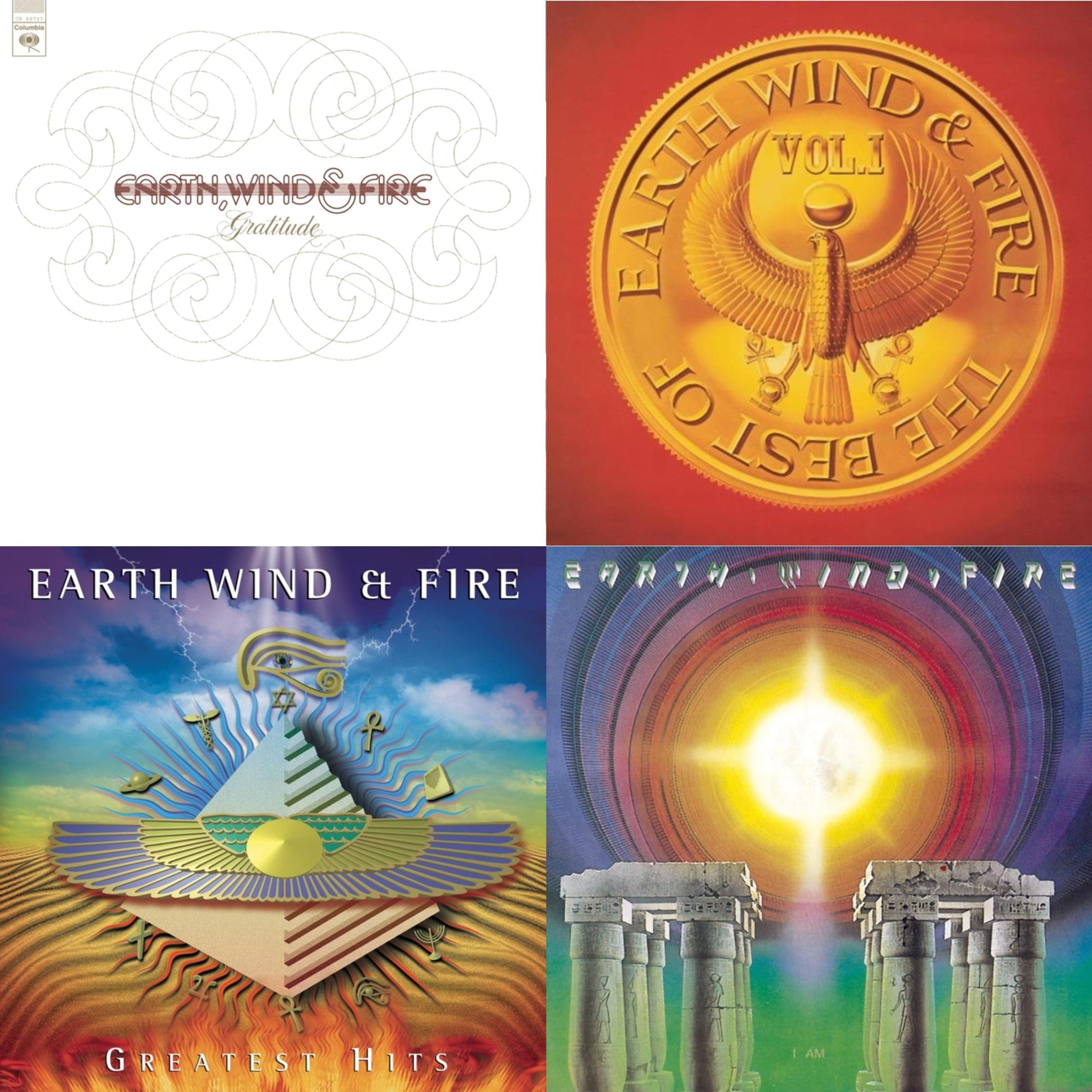 Earth Wind & Fire Music Wall: Vinyl Records, CDs & Cassettes