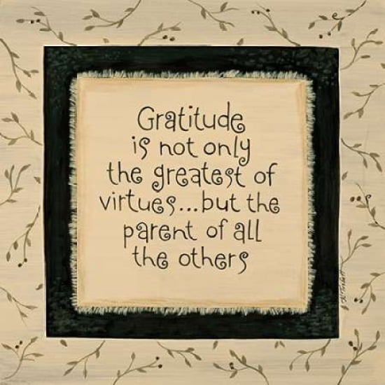 Gratitude Canvas Art - Karen Tribbet (24 x 24)