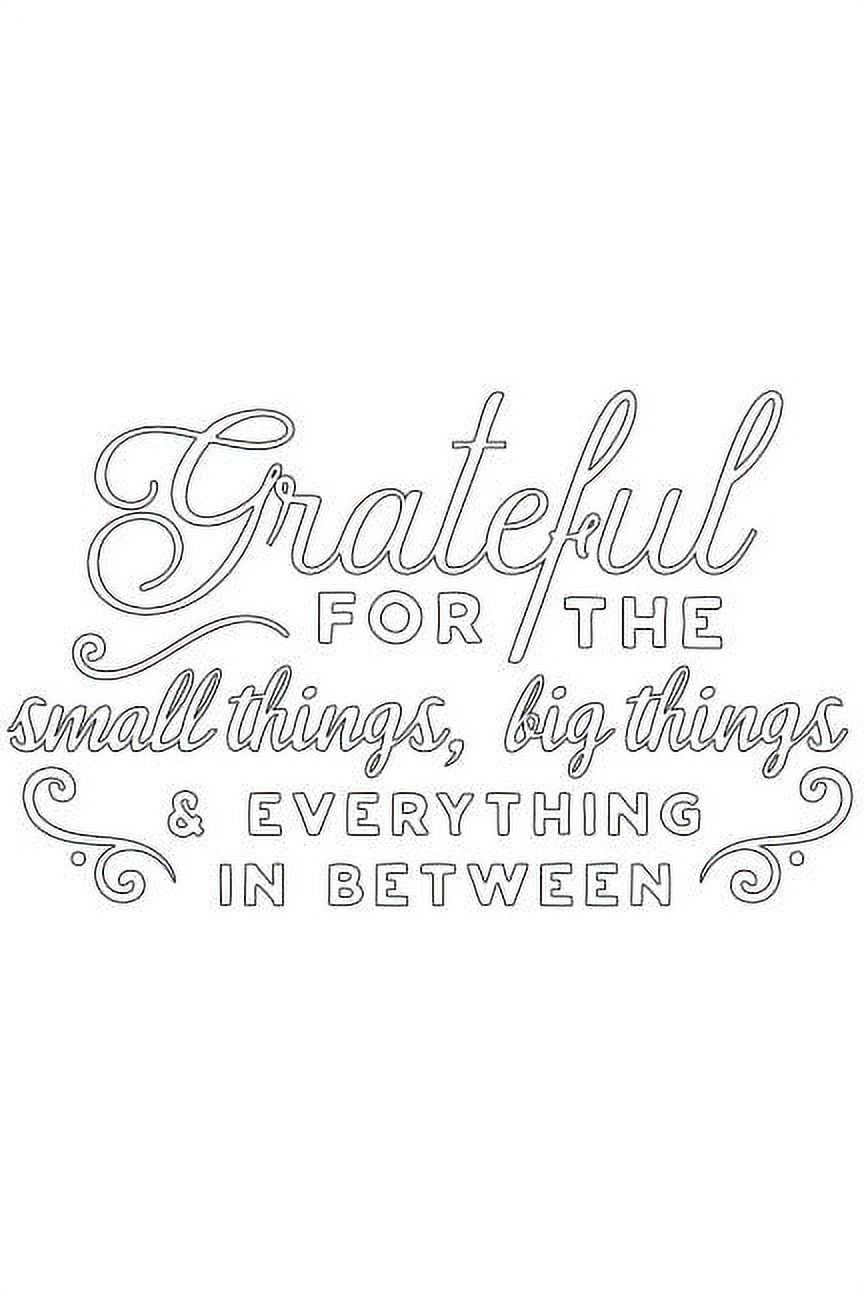 Gratitude Journal: Grateful for the Small Things, Big Things ...