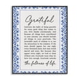 thumbnail image 1 of Stupell Industries Traditional Gratitude Unlocks Fullness Of Life Black Framed Giclee Art, 24 x 30, by Lettered and Lined, 1 of 8
