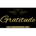 thumbnail image 1 of Gratitude Vinyl Decal Sticker Quote - Small - Cream, 1 of 3