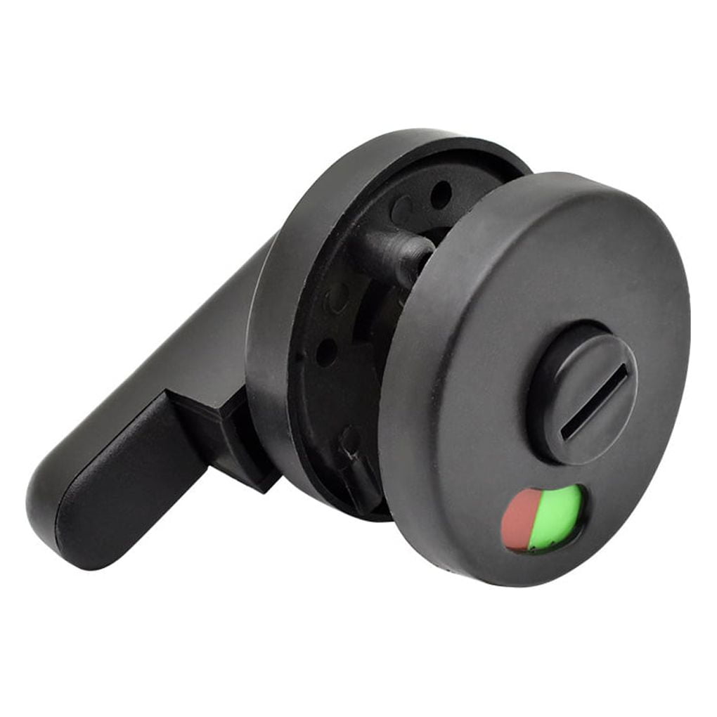 Gratying Bathroom Partition Public Toilet Black Engaged Lock Indicator