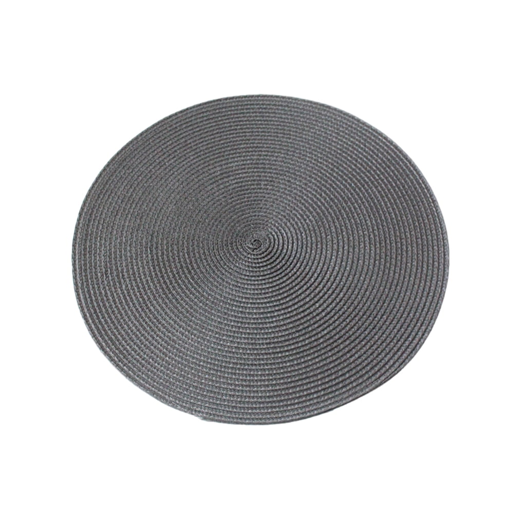 Gratying Round Placemats Wide Application Sturdy And Durable Nonskid