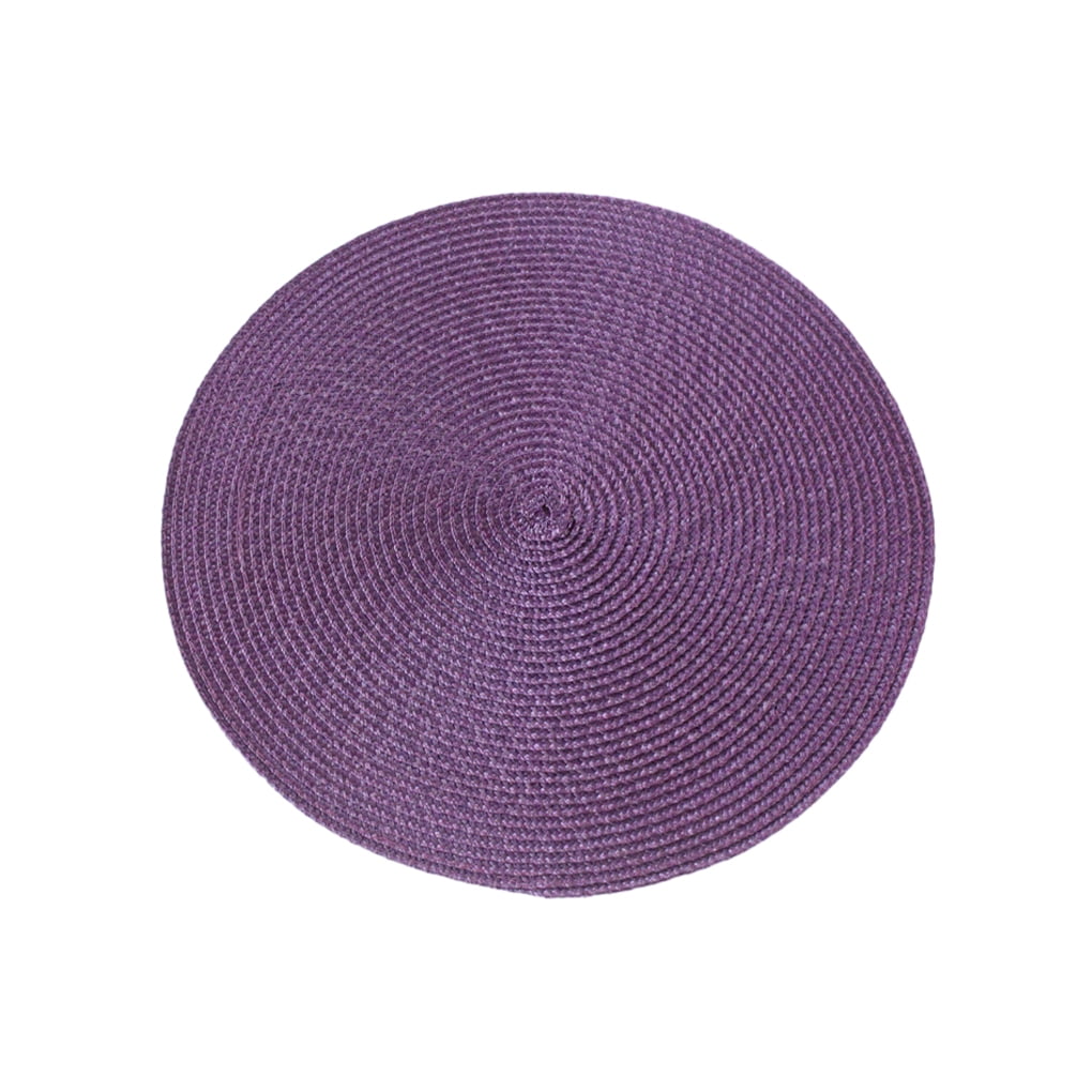 Gratying Round Placemats Wide Application Sturdy And Durable Nonskid