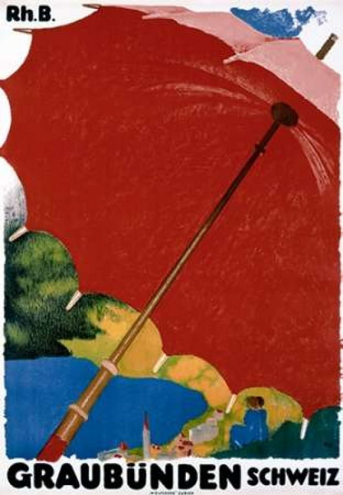 Graubunden Schweiz Canvas Art - Augusto Giacometti (20 x 28)