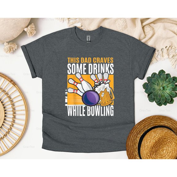 GravTee13 Funny Bowling Dad Spare Me Graphic. Father's Day Gift Idea T-Shirt, SW, Hoodie, for Unisex, up to size 5XL.