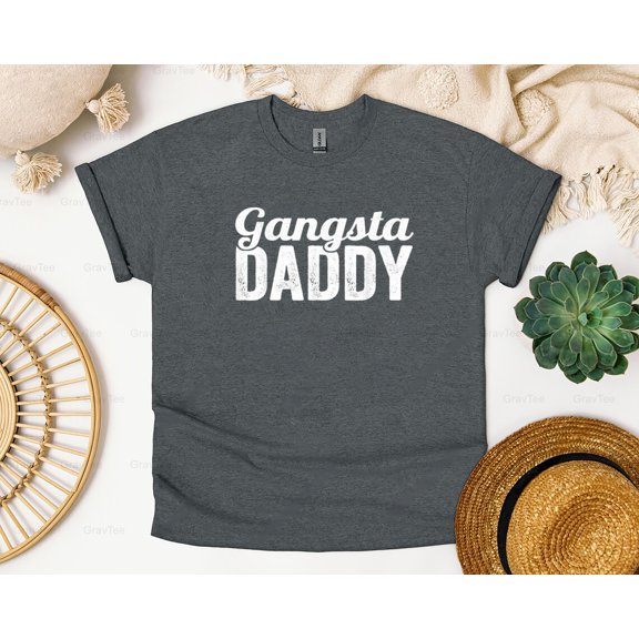 GravTee14 Gangsta Daddy Funny Father's Day Gift For Cool Dad Men T-Shirt, SW, Hoodie, for Unisex, up to size 5XL.