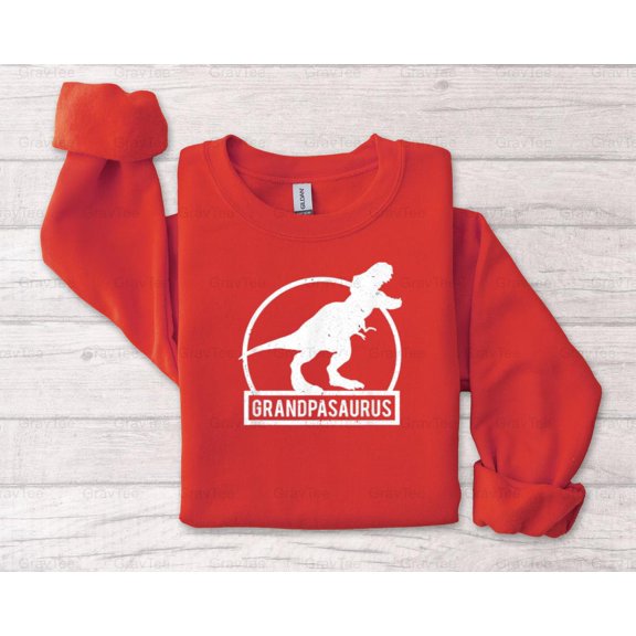 GravTee14 Grandpasaurus T-Rex Dinosaur. Funny Father's Day Grandpa Gift T-Shirt, SW, Hoodie, for Unisex, up to size 5XL.