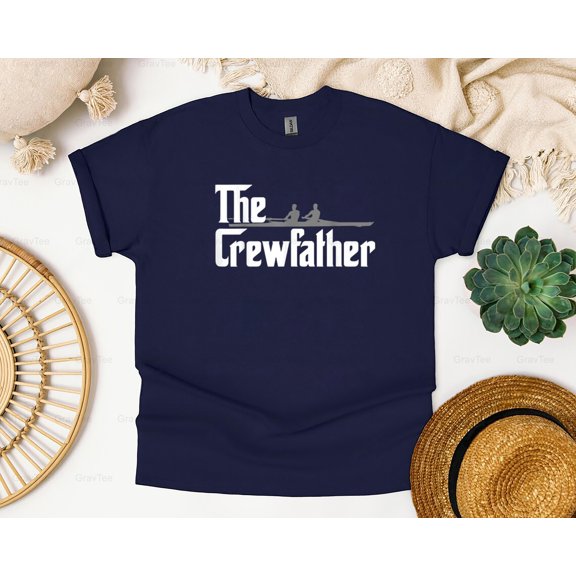 GravTee18 The Father Crew. Funny Rowing Team & Rowers Dad Gift T-Shirt, SW, Hoodie, for Unisex, up to size 5XL.