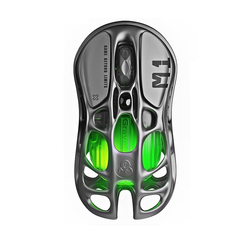 Mercury M1 Pro マウス ガンメタルグレー Gaming Mouse Mercury