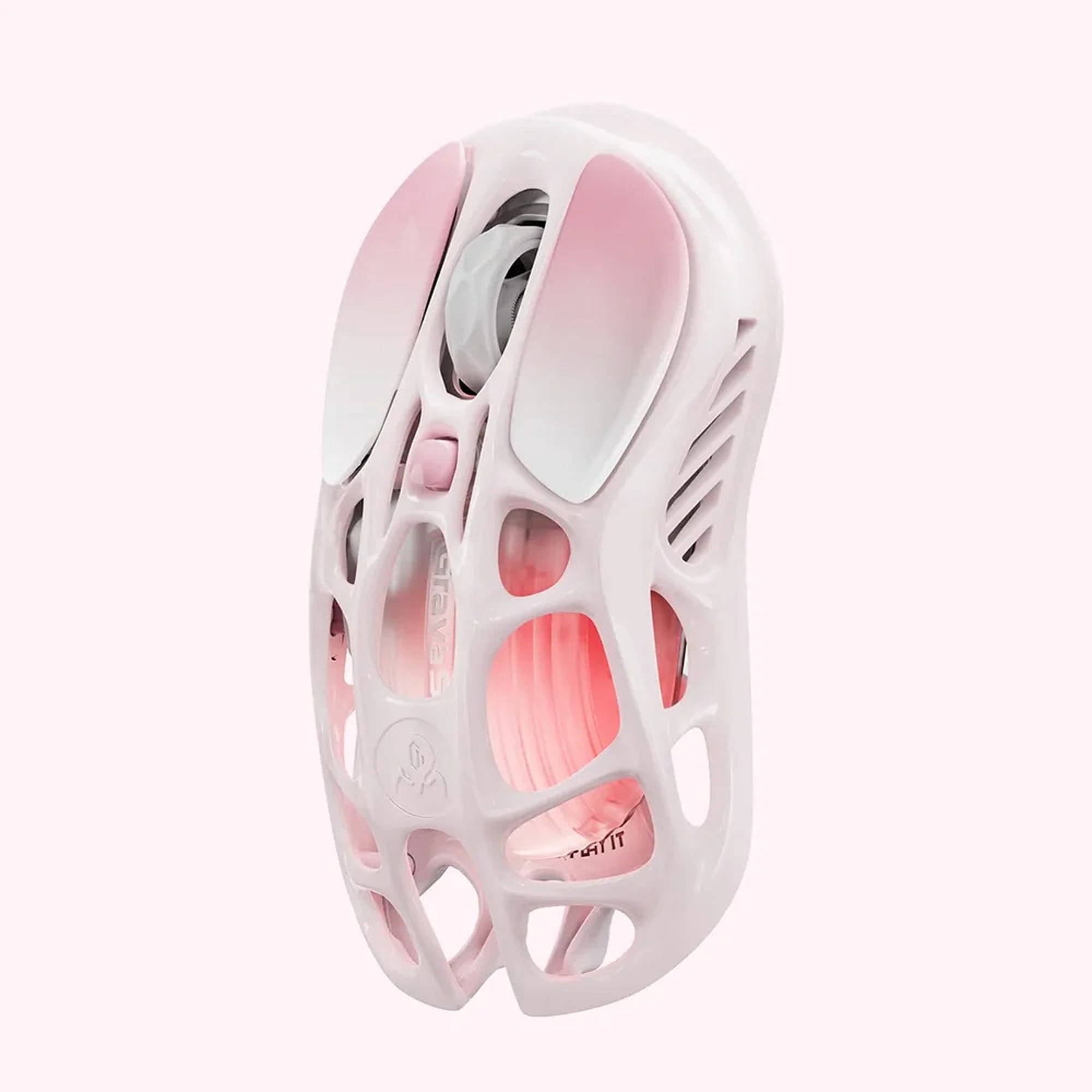 GravaStar Mercury M1 Pro Sakura Pink Wireless Gaming Mouse – 26,000 DPI PAW3395DM • Magnesium Alloy • Tri-Mode (Wired/2.4GHz/Bluetooth) • 4K Polling-Sakura Pink