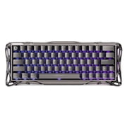 GravaStar Mercury V60 Pro 60% Hall Effect Magnetic Gaming Keyboard   Wired, 8000Hz Polling, GravaStar UFO Magnetic Switches, Adjustable Actuation, 5-Layer Acoustic Foam, Dual RGB   GunMetal