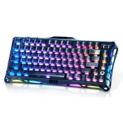 GravaStar Mercury V75 HE 75% Hall Effect Magnetic Switch Gaming Keyboard   RGB Backlit, Adjustable Actuation, 8000Hz Polling, Wired USB-C   Stealth Black
