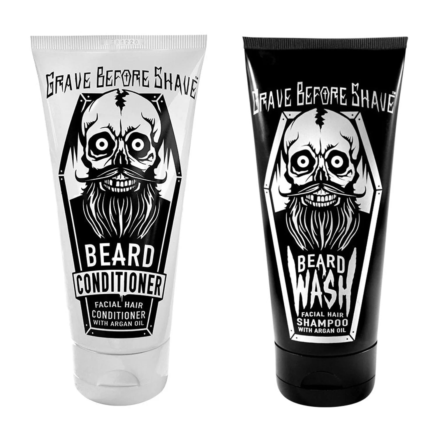 Grave Before Shave - Facial Hair Beard Wash & Conditioner Pack 6oz Bottles