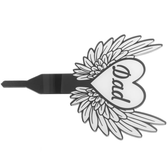 Acrylic Angel Memorial Stake for Cemetery, Outdoor Garden Grave Marker, Lawn Decoration, Weather-Resistant Memorial Ornament