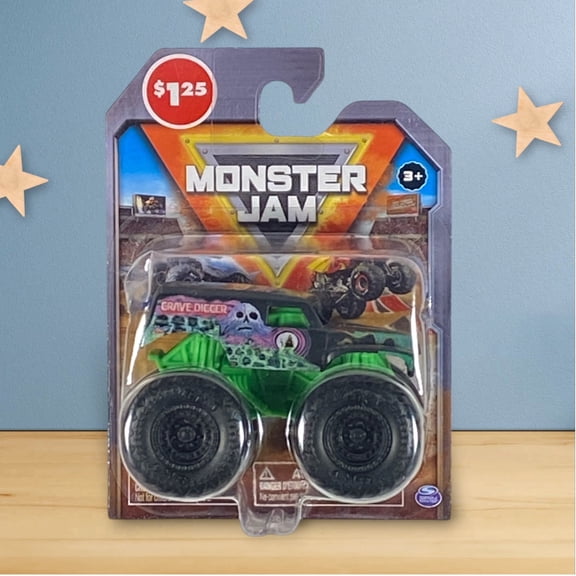 Monster Jam Grave Digger Monster Truck Die-Cast 1-Pack