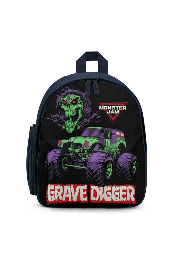 Grave Digger Trucks Lightweight Backpack Shoulder Bags Small Bookbag Daypack Travel Camping