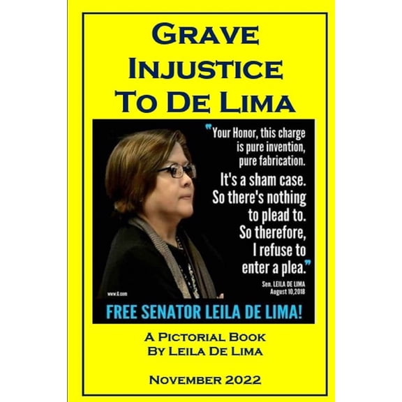 Grave Injustice to De Lima