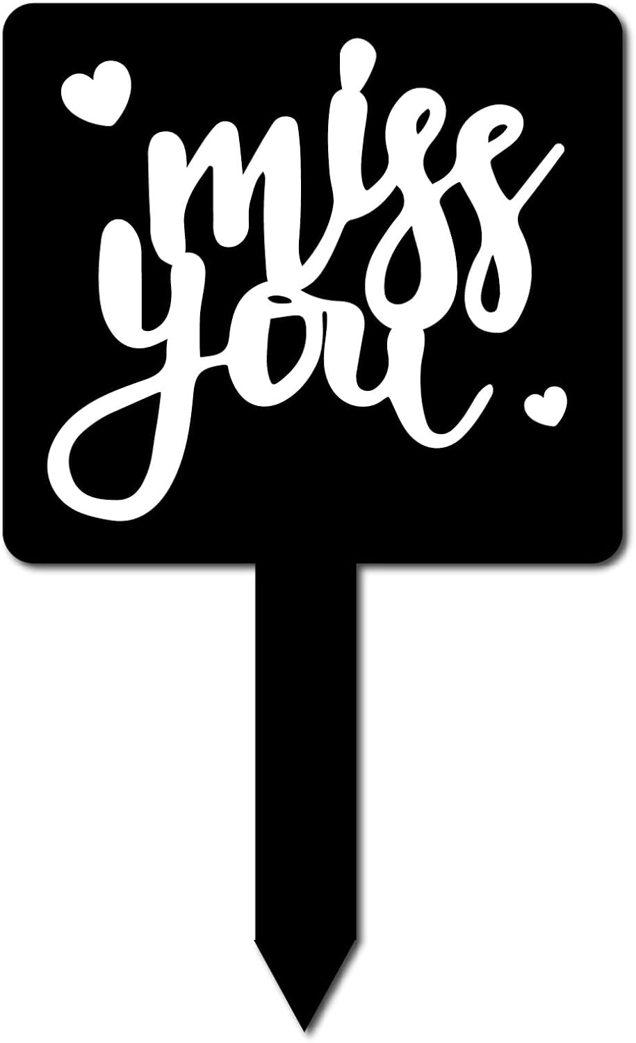 Grave Marker Missing You Memorial Garden Stake Waterproof Acrylic Grave