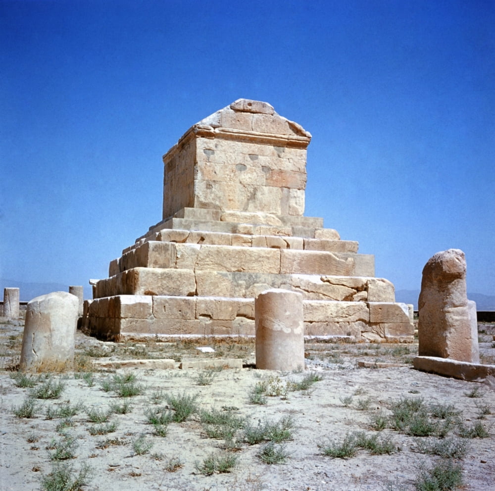 Grave Of Cyrus The Great Canvas Art - (24 x 18)