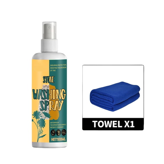 Grave Stone Cleaner - Rust Removal Solution Cleaning Rust Removal Granite Tombstone Rusts Spray 100ml
