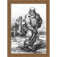 thumbnail image 1 of Grave digger 28x38 Large Gold Ornate Wood Framed Canvas Art by Viktor Vasnetsov, 1 of 2