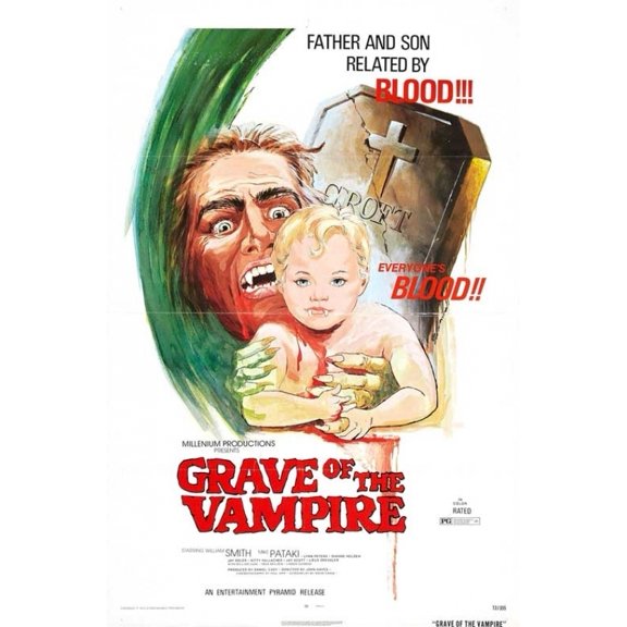 Grave of the Vampire Movie Poster Print (27 x 40) - Item # MOVAB33353