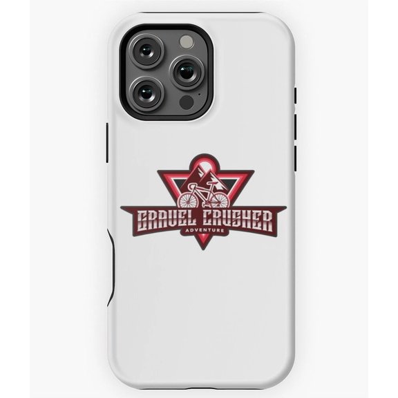 Gravel Crusher Bicycle Biking Cycling Phone Case for iPhone 16 15 14 13 12 11 Pro Max