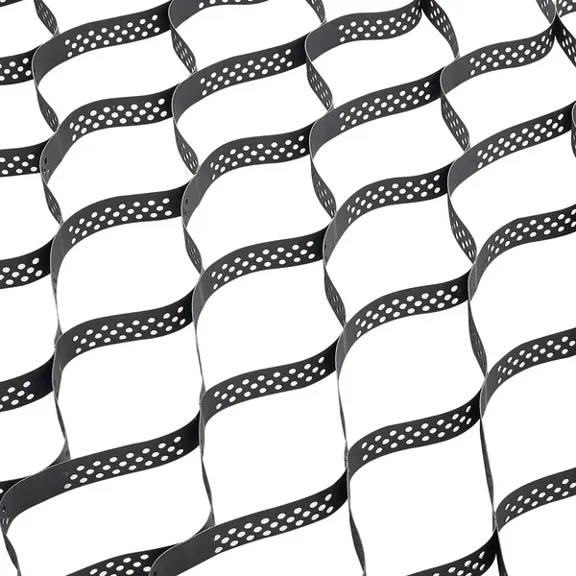 Gravel Grid, 2 Inch Depth, 17.06 x 8.86 FT / 5200 x 2700 mm, 1880 LBS Per Sq ft Grass Ground Retainer, Permeable Geo Grids Driveway Stabilization, for Garden, Patio, Walkway, RV Parking Slopes