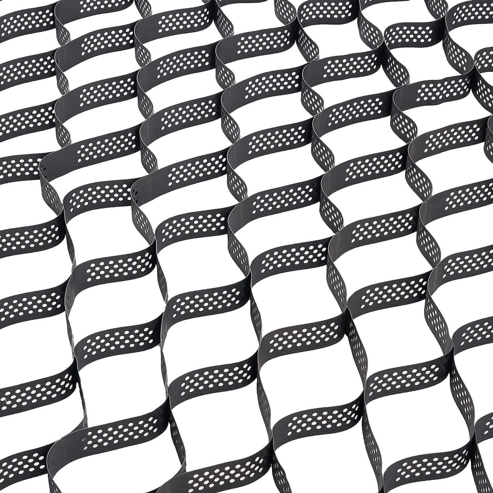 Gravel Grid, 3 Inch Depth, 1880 LBS Per Sq ft Grass Ground Retainer, Permeable Geo Grids Driveway Stabilization, for Garden, Patio, Walkway, RV Parking Slopes, 17.06 x 8.86 FT / 5200 x 2700 mm