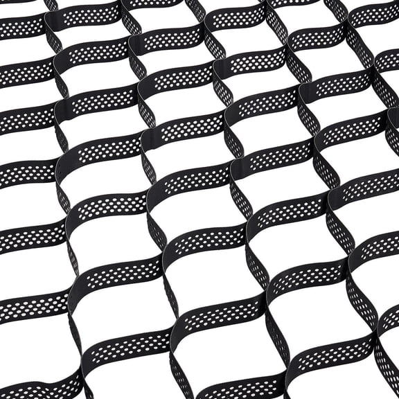 Gravel Grid 3 Inch Depth 24.93 x 9.52 FT 7600 x 2900 mm 1880 LBS Per Sq ft Grass Ground Retainer Permeable Geo Grids Driveway Stabilization for Garden Patio Walkway RV Parking Slopes