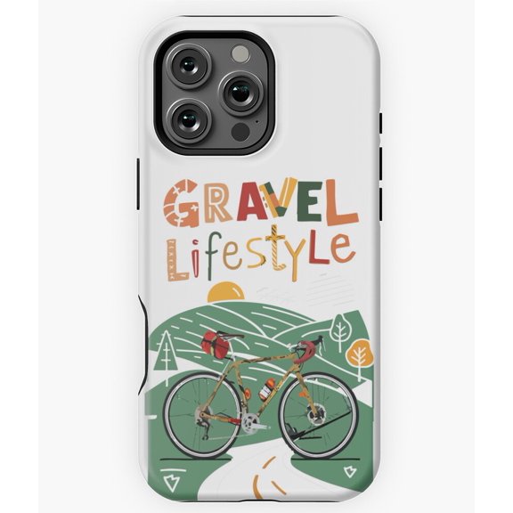 Gravel Lifestyle Vintage Bike Biking Phone Case for iPhone 16 15 14 13 12 11 Pro Max