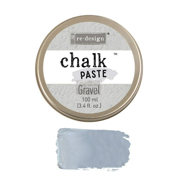 Gravel, Re-Design Chalk Paste by Prima Marketing Inc. Fast Dry 3.4 fl. Oz